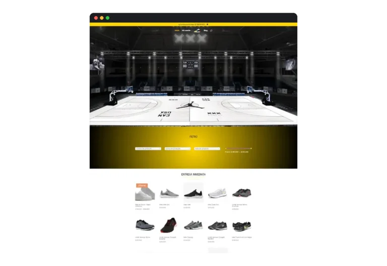 Sitio web de Calzado Urbano Colombia desarrollado por Distinweb